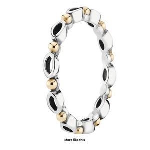Pandora two tone ring size 52
